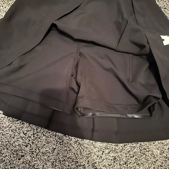 Disney Women's Black Skorts with White Logo - Picture 2 of 3